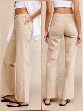 L'agence Scottie Wide-Leg Jeans Size 32